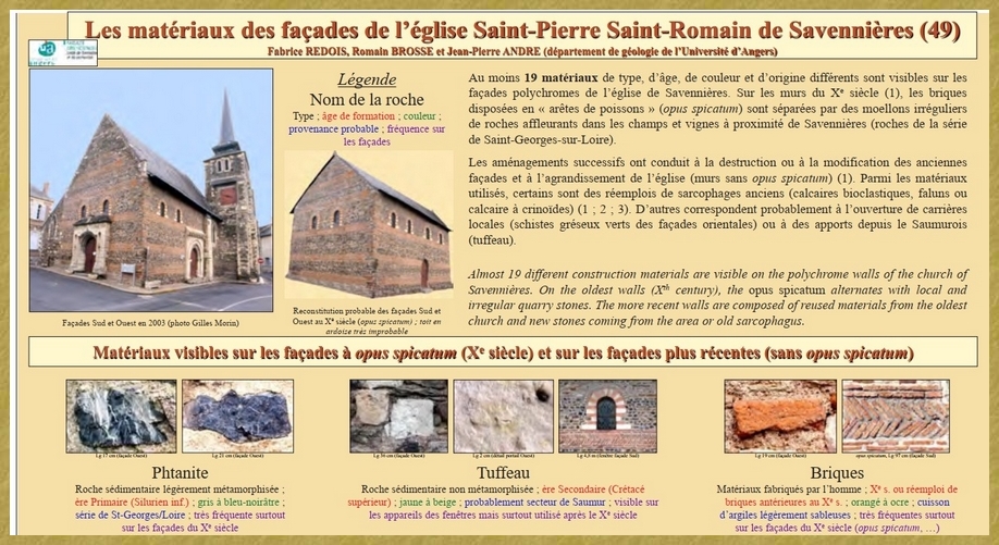 Description des matériaux de Eglise  