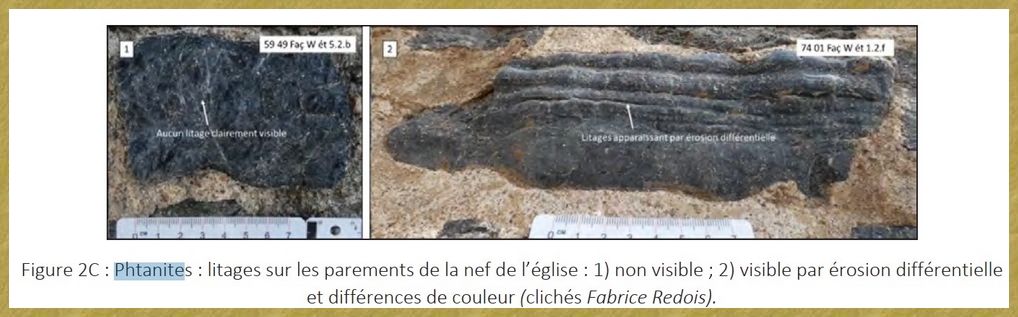 Litages sur les parements 