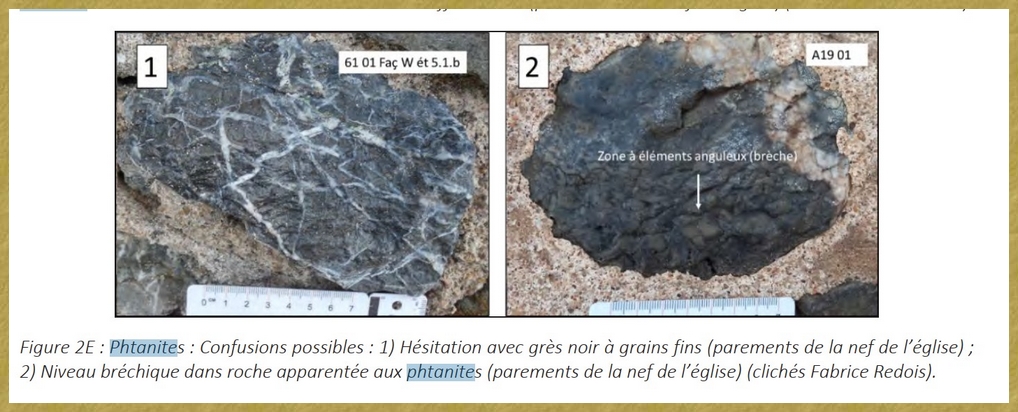 Roche apparentée au Phtanite 